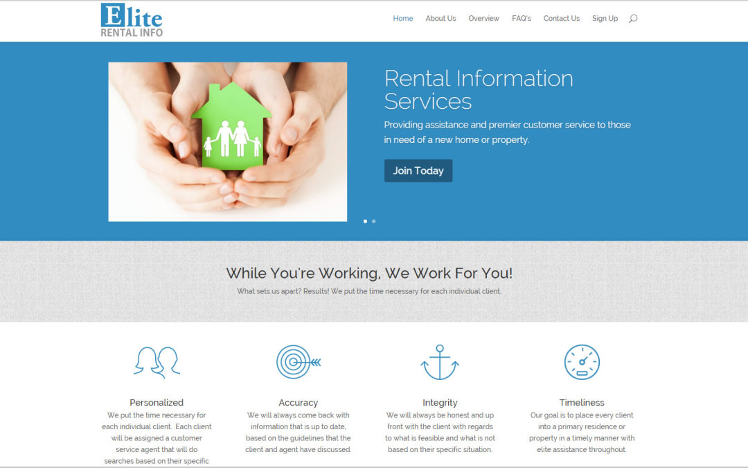 Elite Rental info