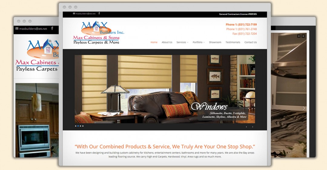 Max Builders Inc Website