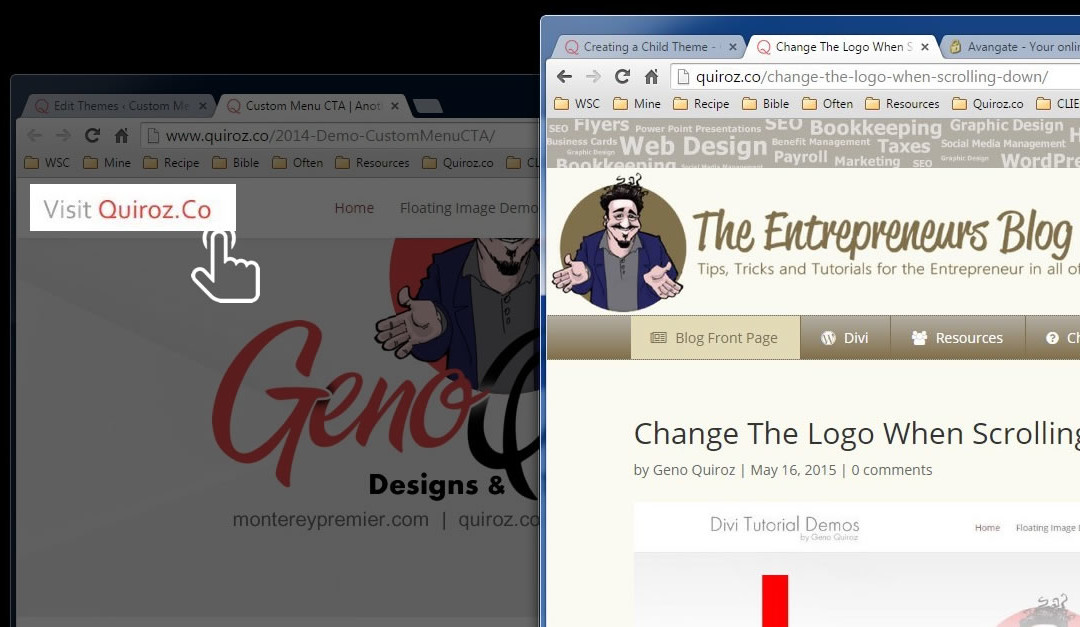 How To Link The Header Logo To A Different Page