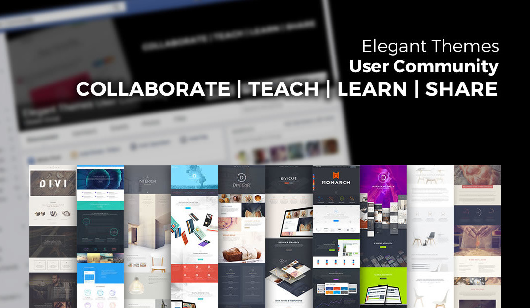 Introducing The Elegant Themes User Community Group