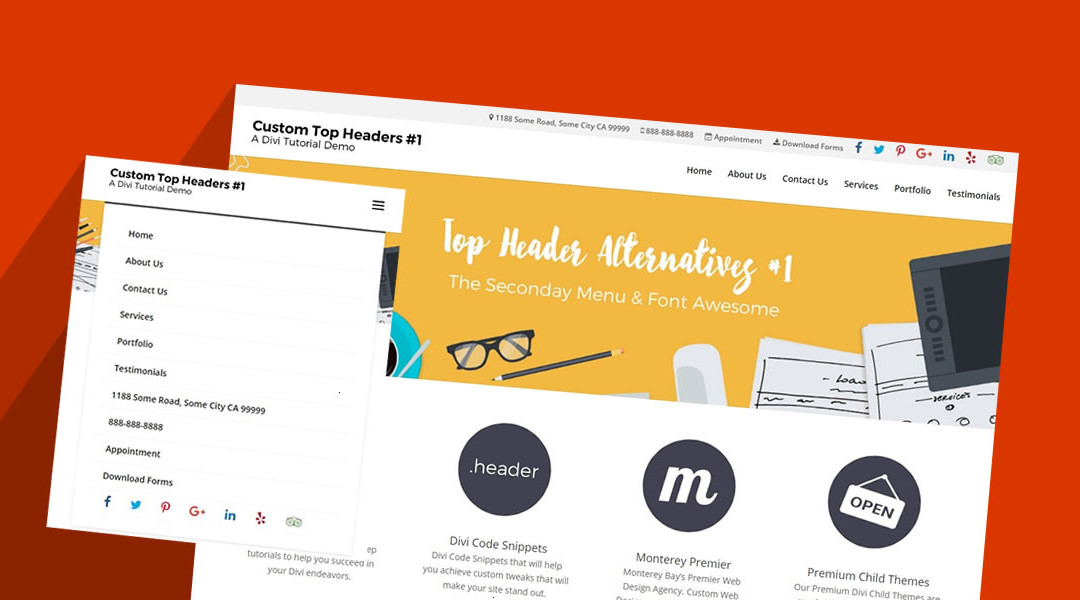 Adding Extra Fields and Icons to The Top Header