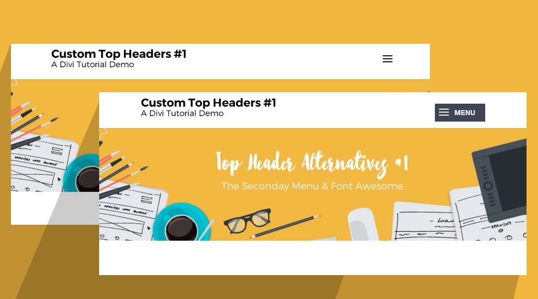 Turn Your Mobile Menu Hamburger Icon Into A Menu Button With Text